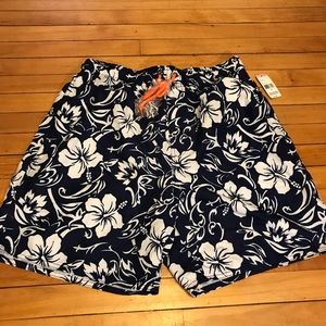Men’s Floral Swim Trunks